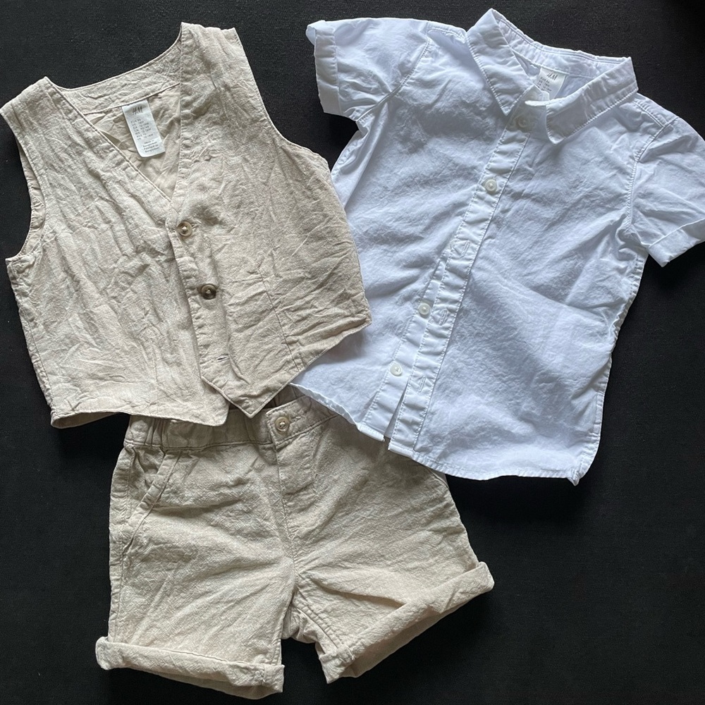 H&M 4 piece linen set - Picture 3 of 9